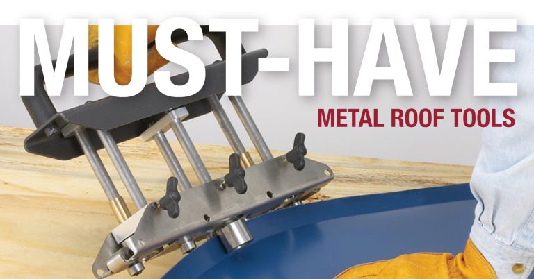 5 Efficient Metal Roof Tools for Bending & Cutting Panels – HW Products