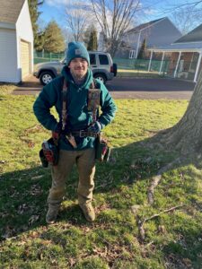 Charles McCafferty on a job site 