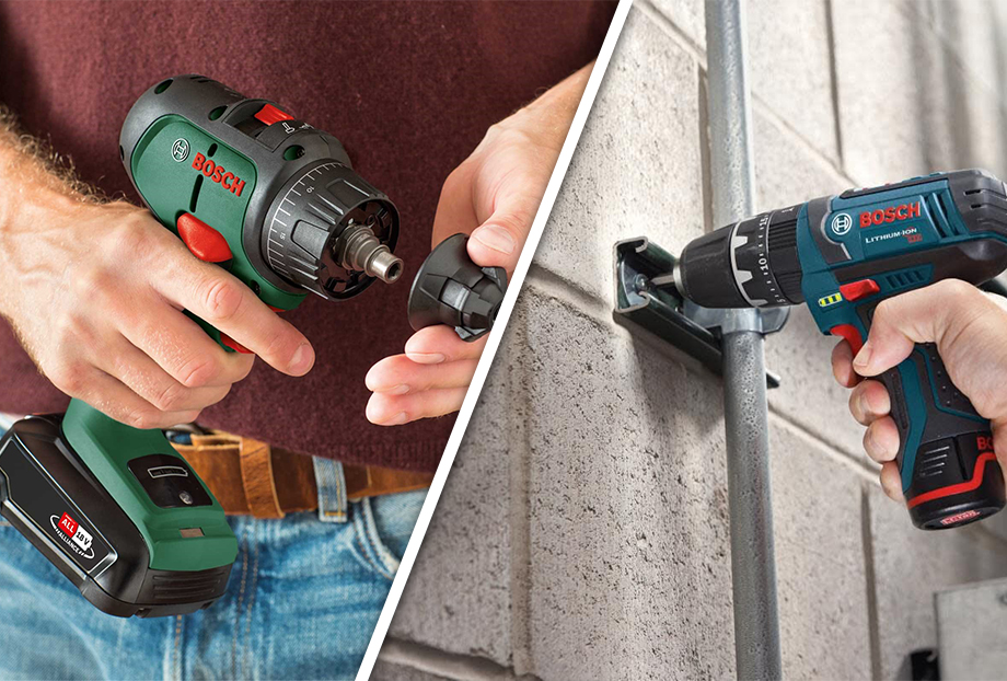 Bosch blue vs. green cordless drills