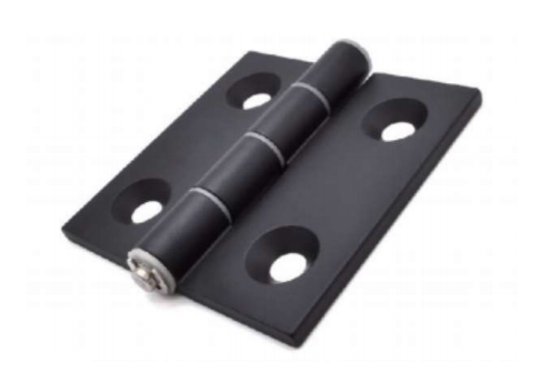 Heavy-duty aluminum hinges