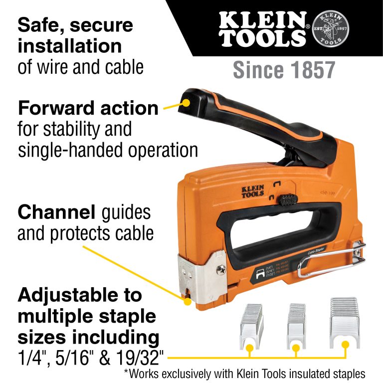 Klein Tools® Launches One-of-a-Kind Loose Cable Stapler