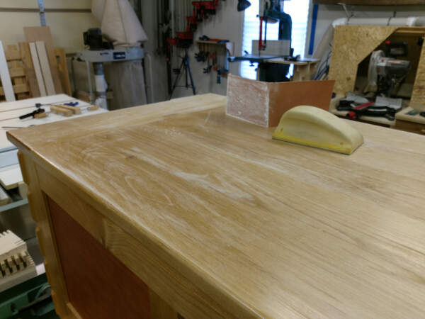 sanded polyurethane finish