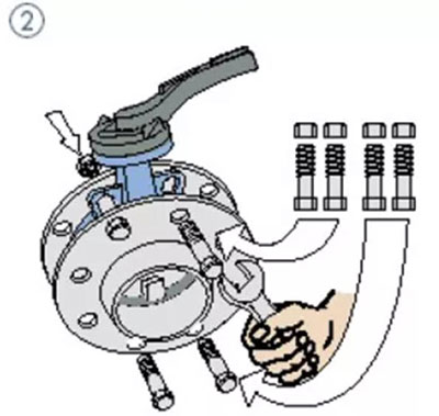 butterfly valve installation steps 2