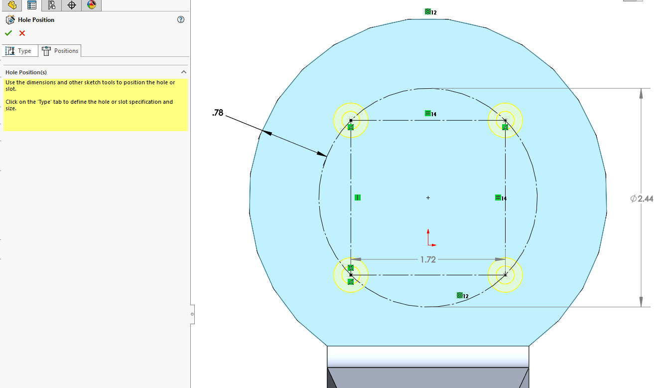 The countersunk hole centers are set to stay away from the edges and bends in the material.