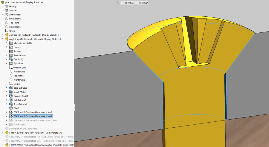 The 82° angle and depth match our fastener well, and there is clearance on the minor diameter to prevent the screw from binding. 
