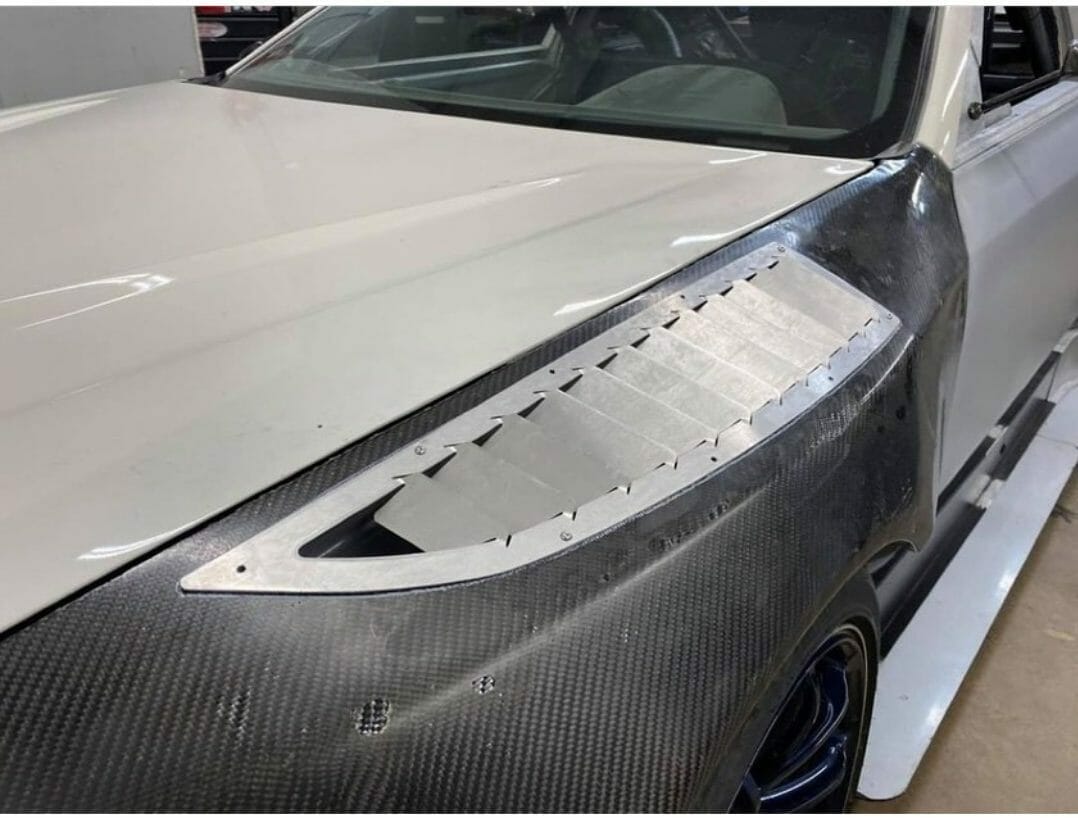 Laser cut fender vents